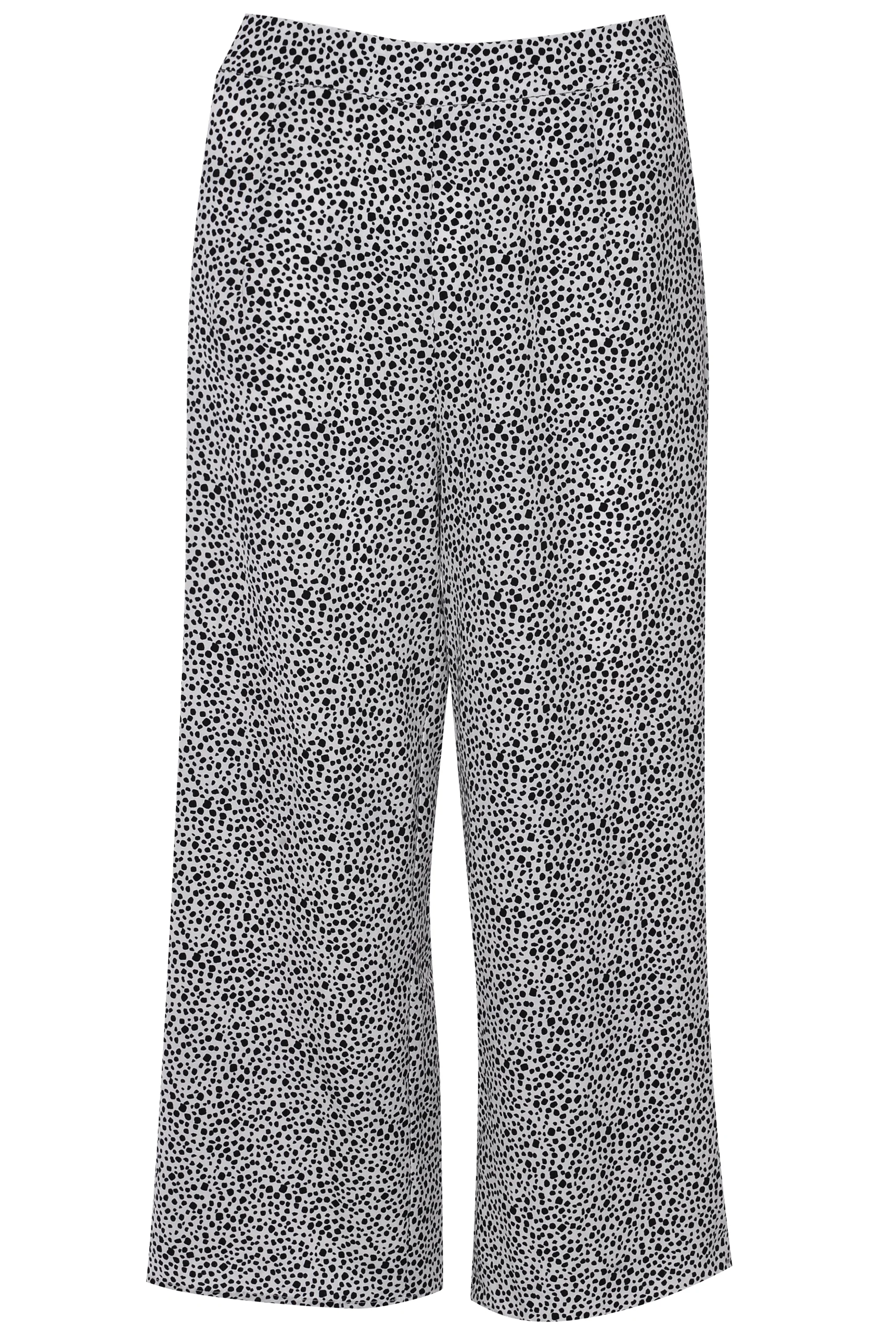 Glamorous Dalmatian Spot High Waisted 3/4 Length Trousers - Image 3