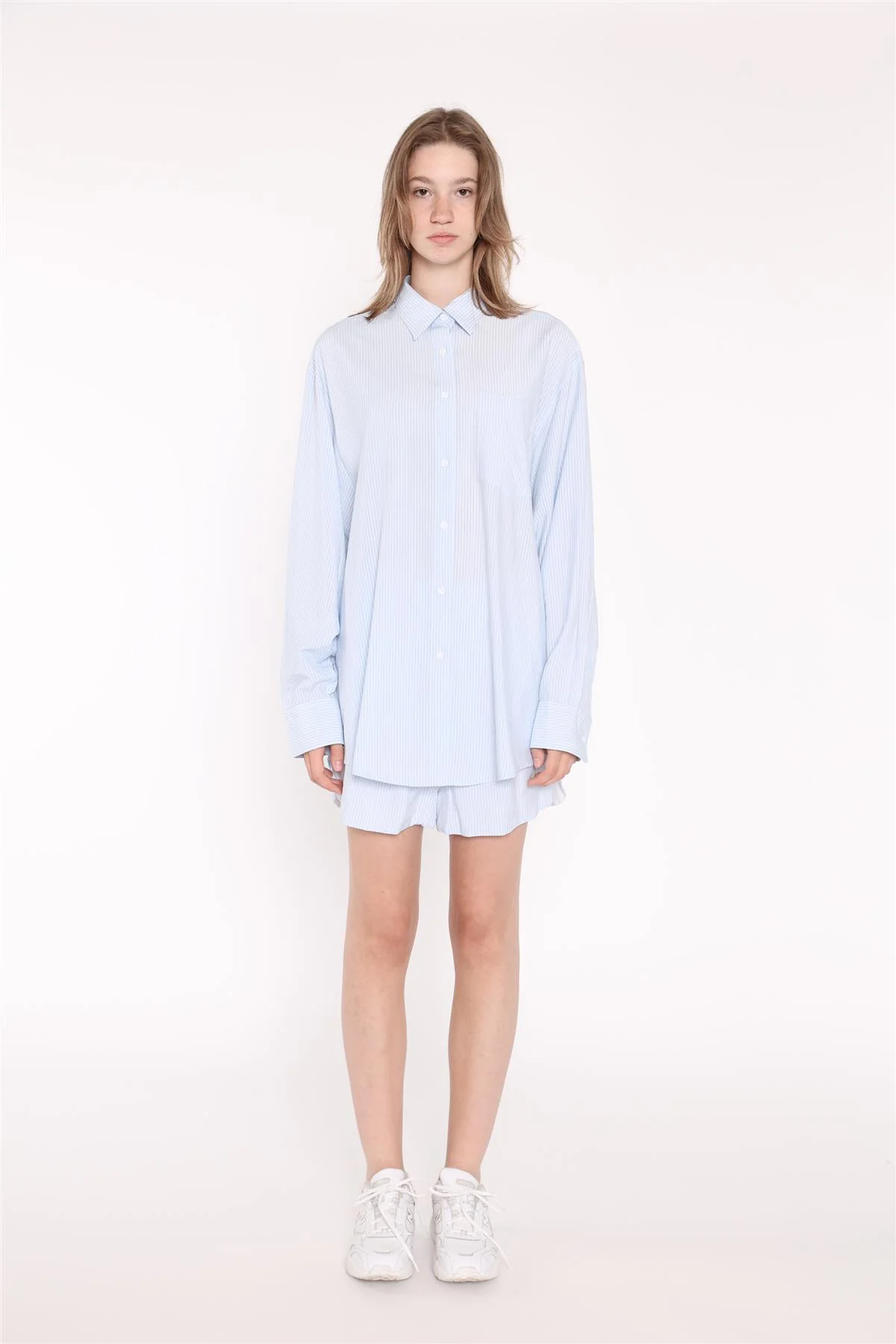 Light-Blue Stripe Classic Shirt - Image 4