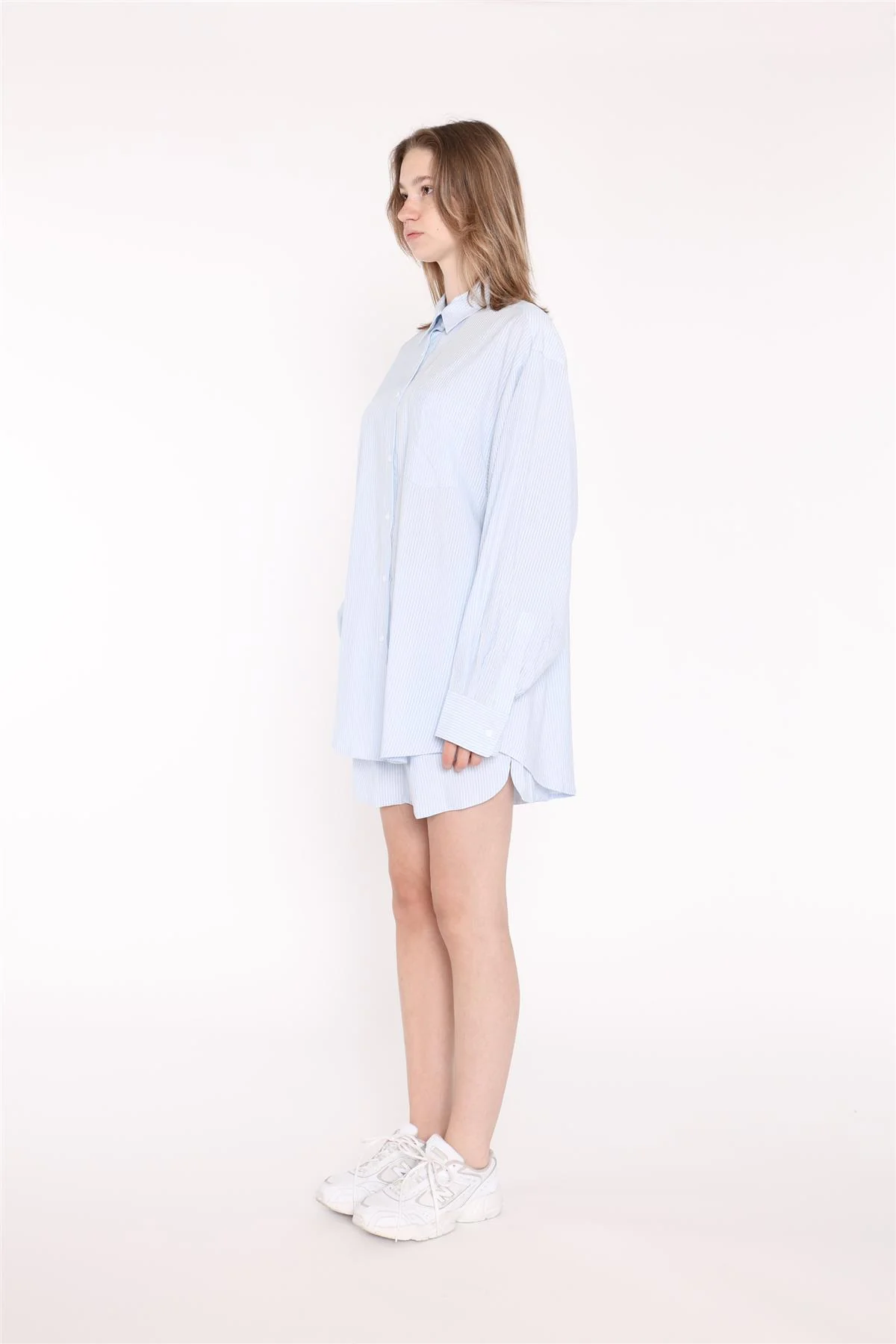 Light-Blue Stripe Classic Shirt - Image 7