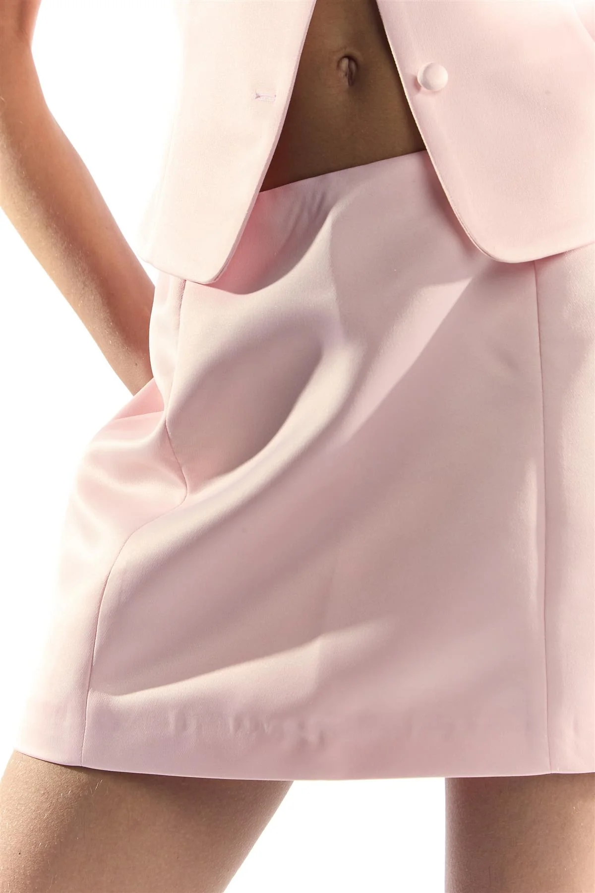 Light Pink Mini Skirt - Image 2