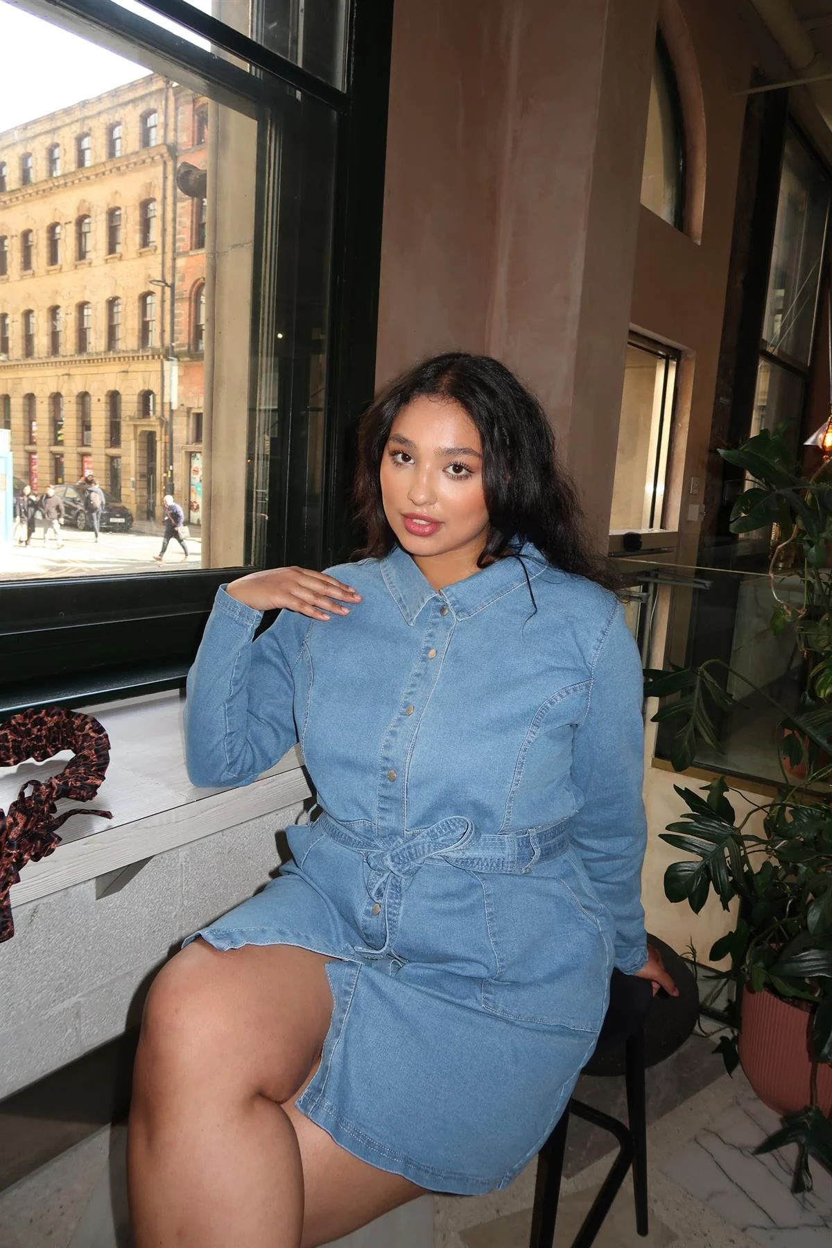 Light stone wash Midi-denim - Image 2