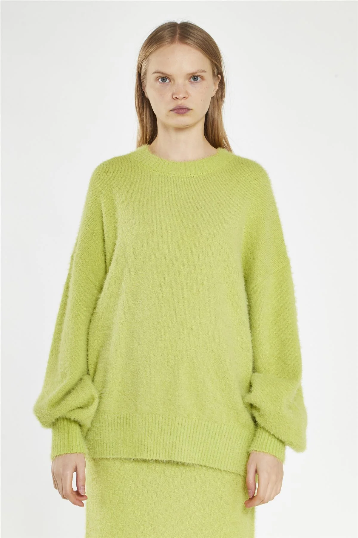 Lime-Green Oversized Fit-Jumper - Image 3