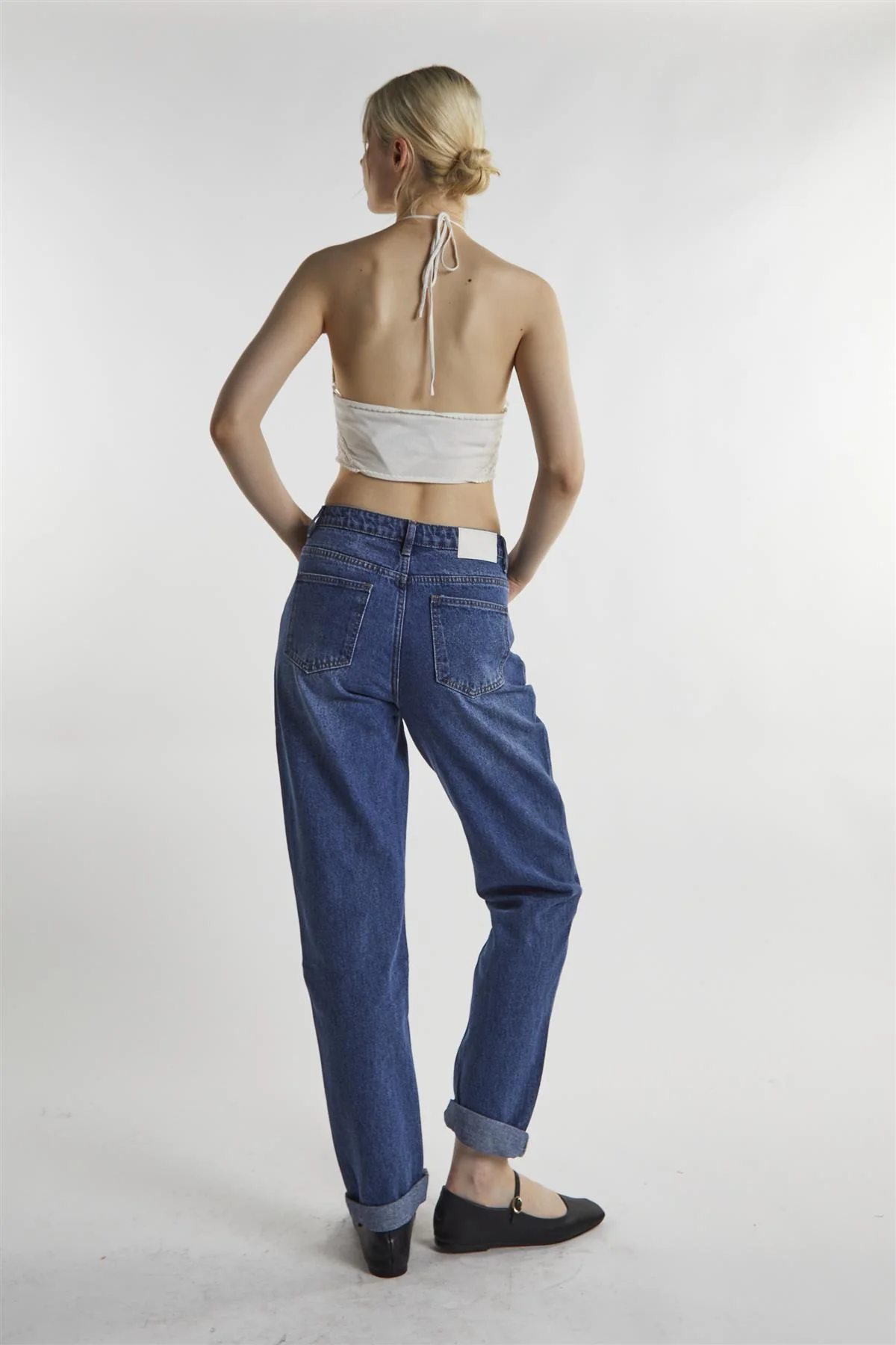 Mid-Stonewash Mom Jeans - Image 2