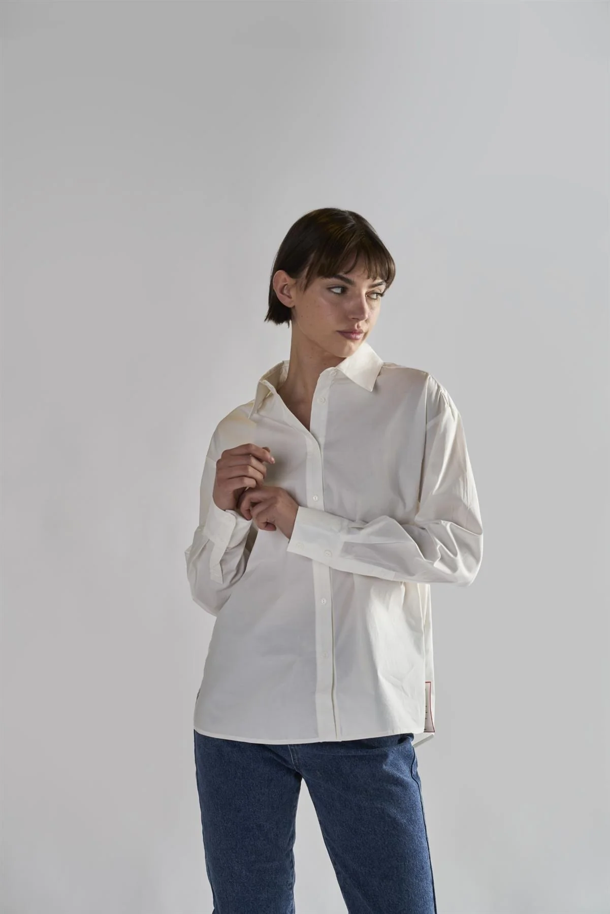 Off-White Button-Up Tops - Image 3