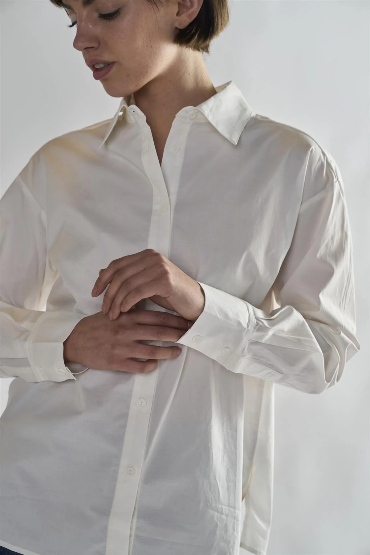 Off-White Button-Up Tops - Image 4