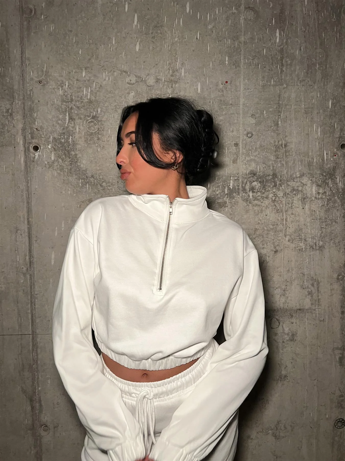 Off-White Half-Zip Top - Image 6