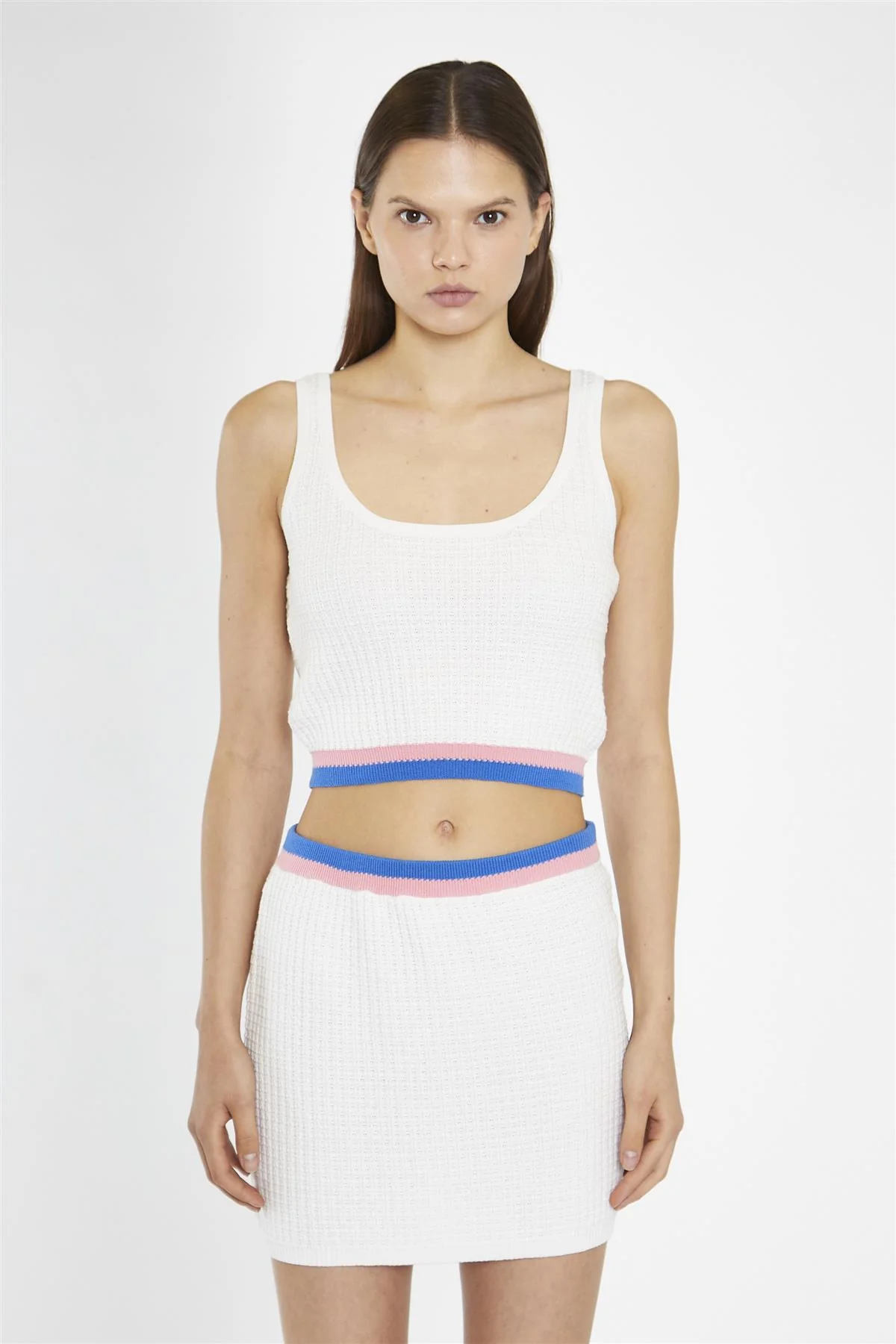 Off-White Multi Knitted Mini-Skirt - Image 3