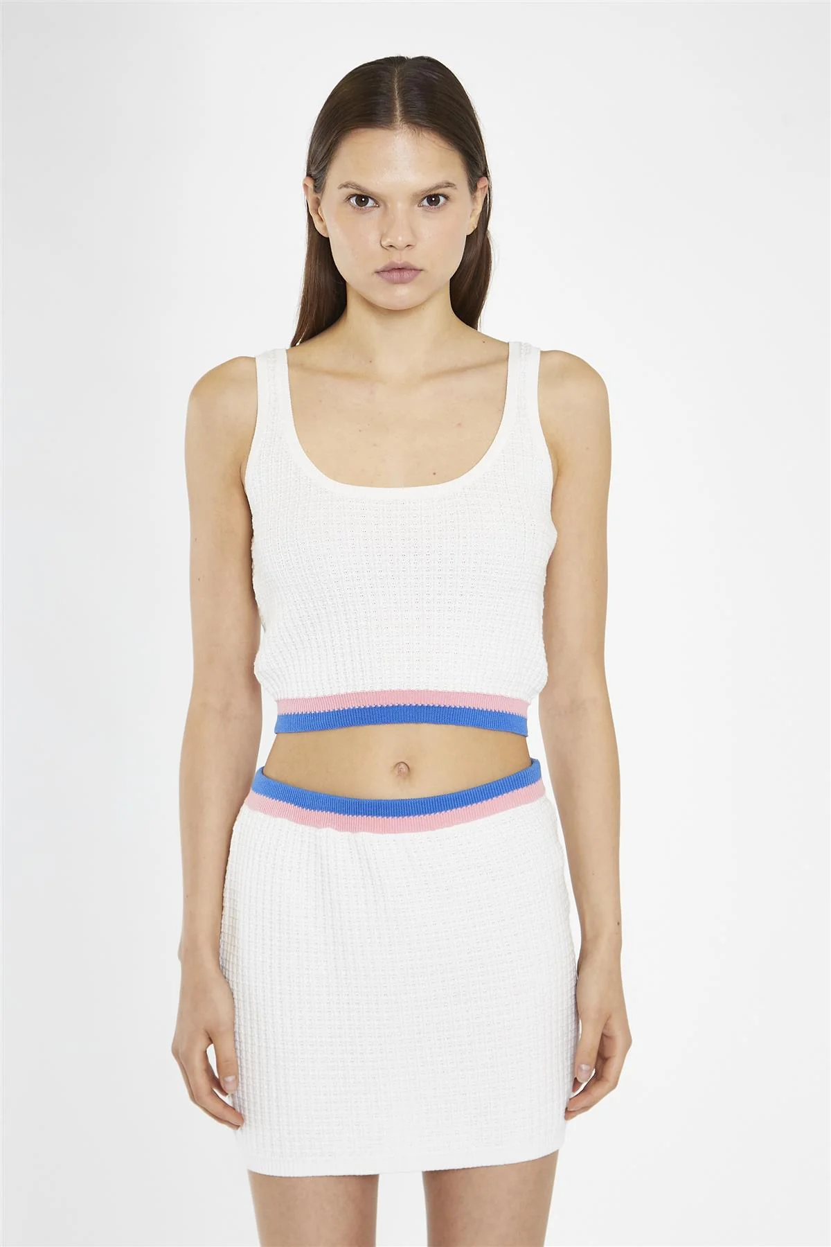 Off-White Multi Knitted Tank-Top - Image 3
