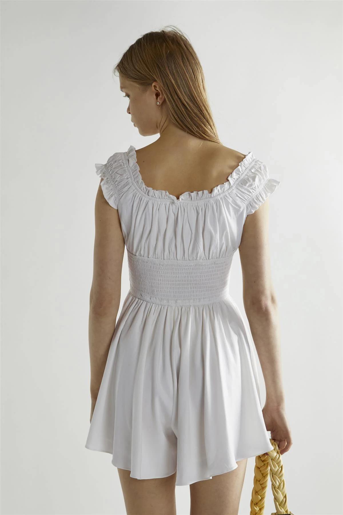 Off-White Scoop-Neck Playsuit - Image 2