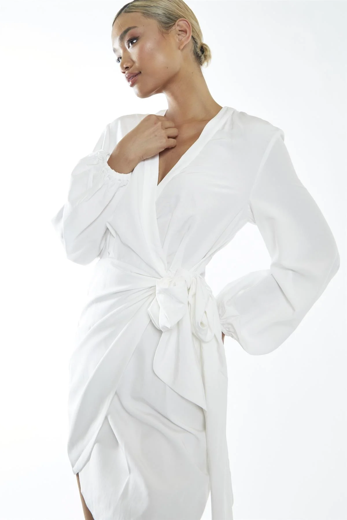 Off-White Wrap-Mini-Dresses - Image 4