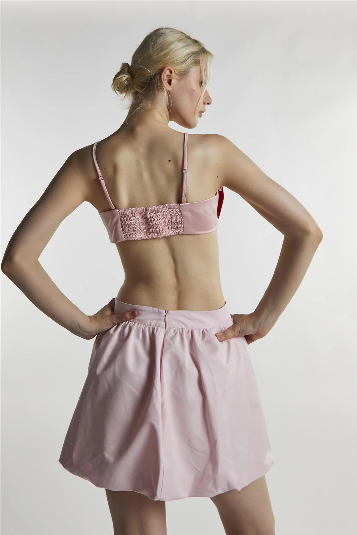 Pink-Red Heart Crop-Top - Image 2