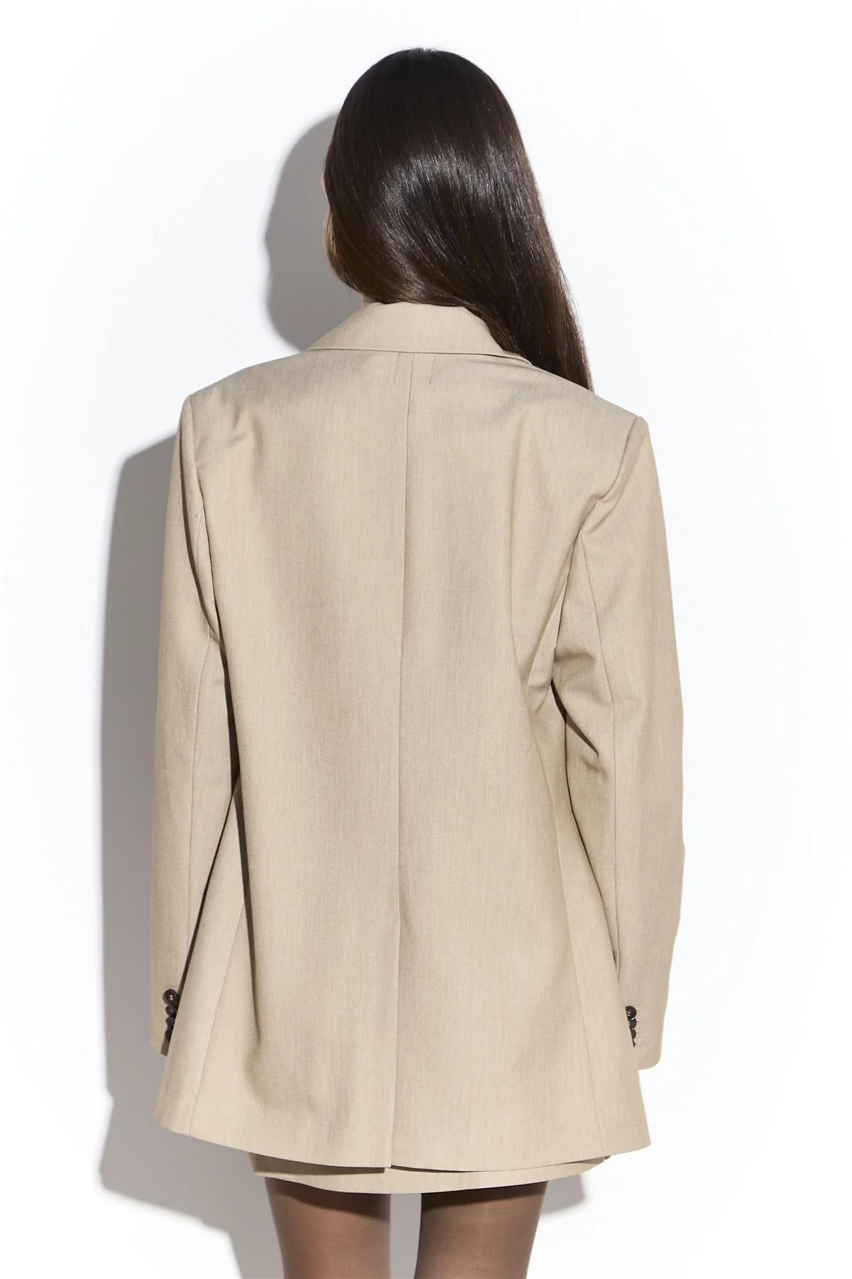 Sand Double Breasted Blazer - Image 4