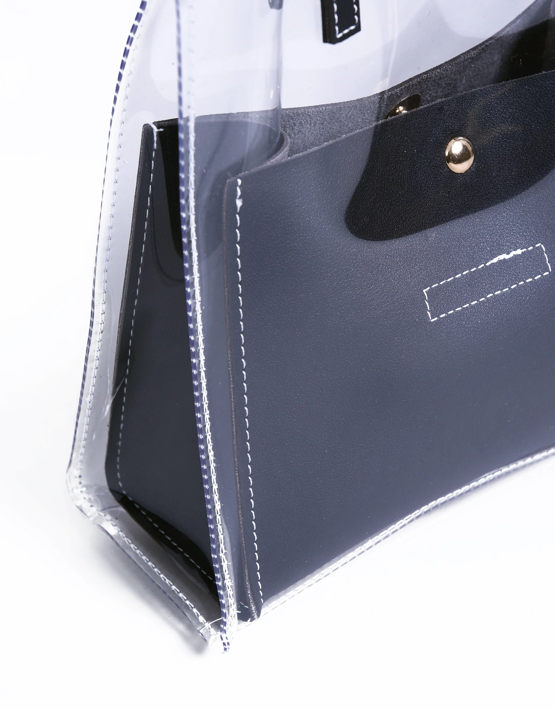 Glamorous Clear Black Shoulder Crossbody Bag - Image 3