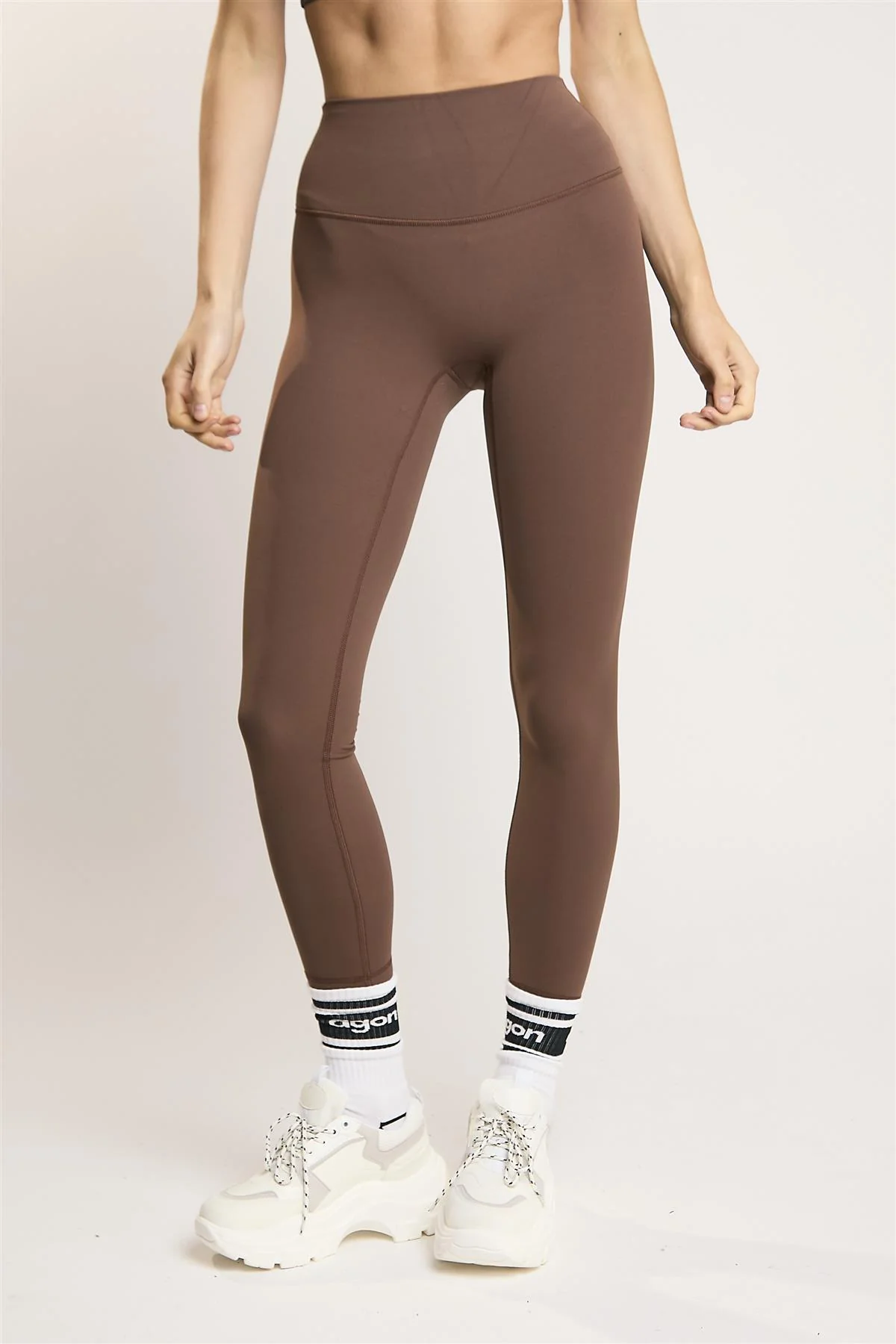 Signature Chestnut Full-Length Leggings - Image 3