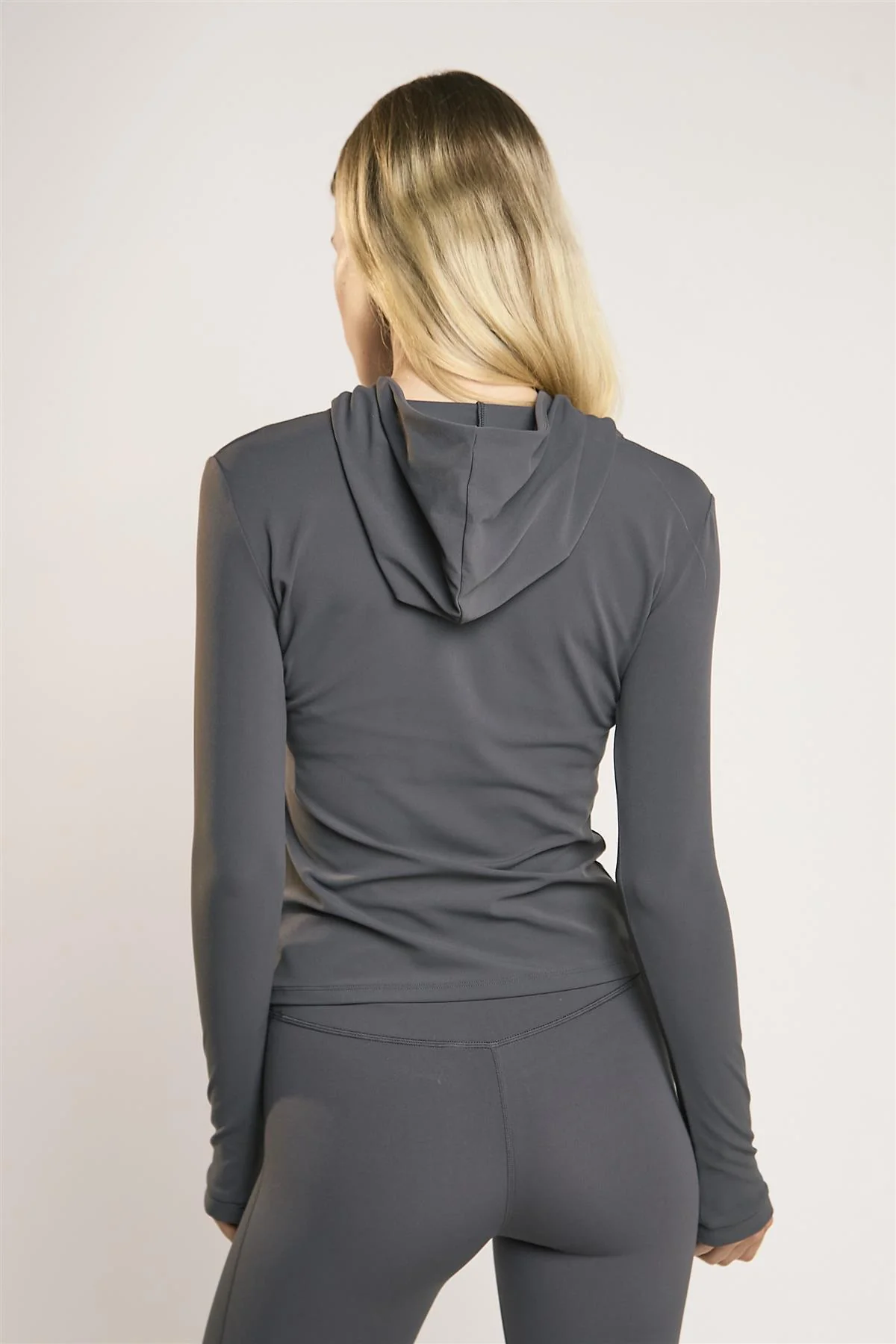 Signature Graphite-Grey Hooded Top - Image 2