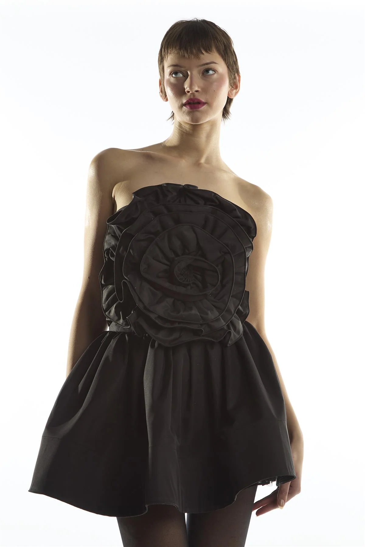 Skater Mini Skirt - Cecelia Black - Image 3