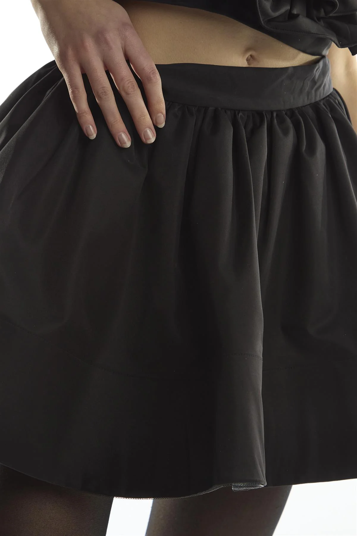 Skater Mini Skirt - Cecelia Black - Image 4