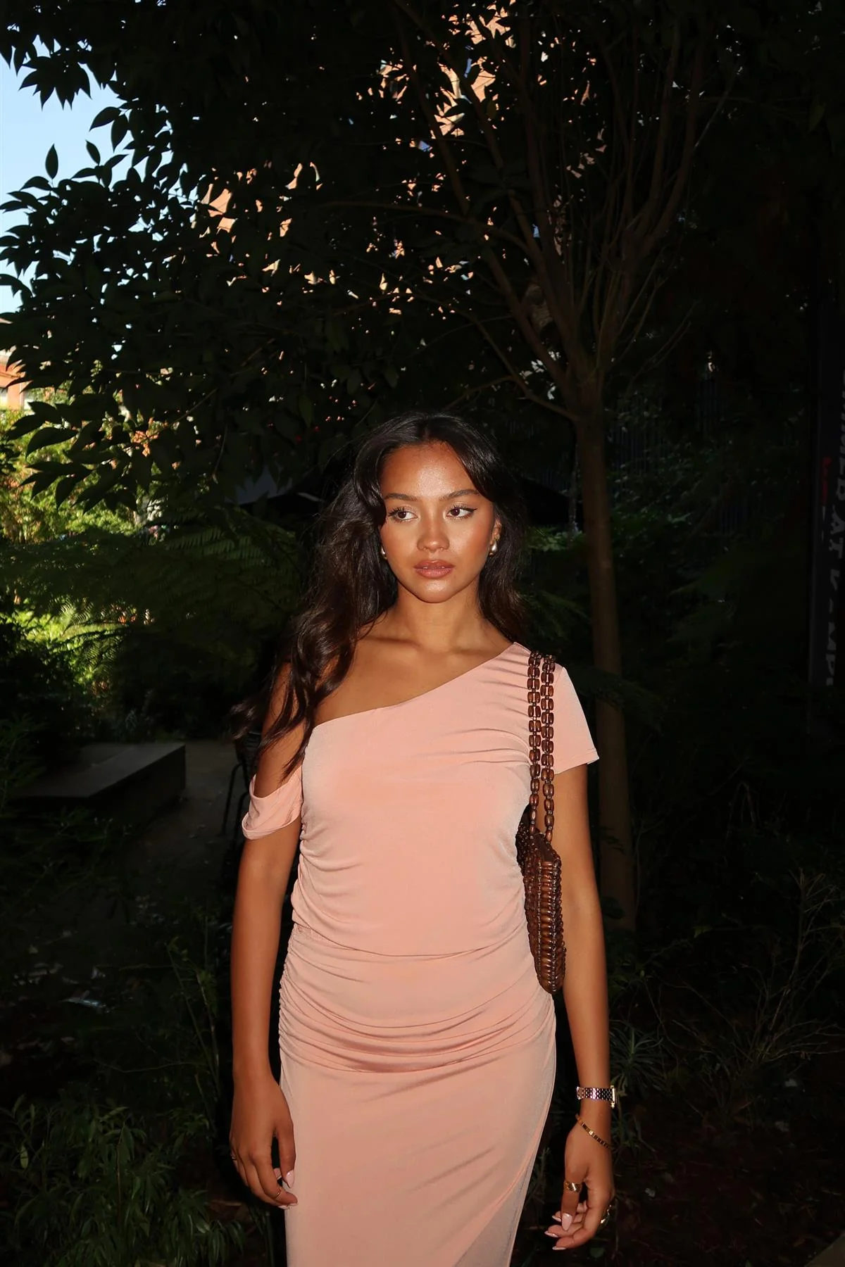 Soft-Terracotta Bardot Crop-Top - Image 4