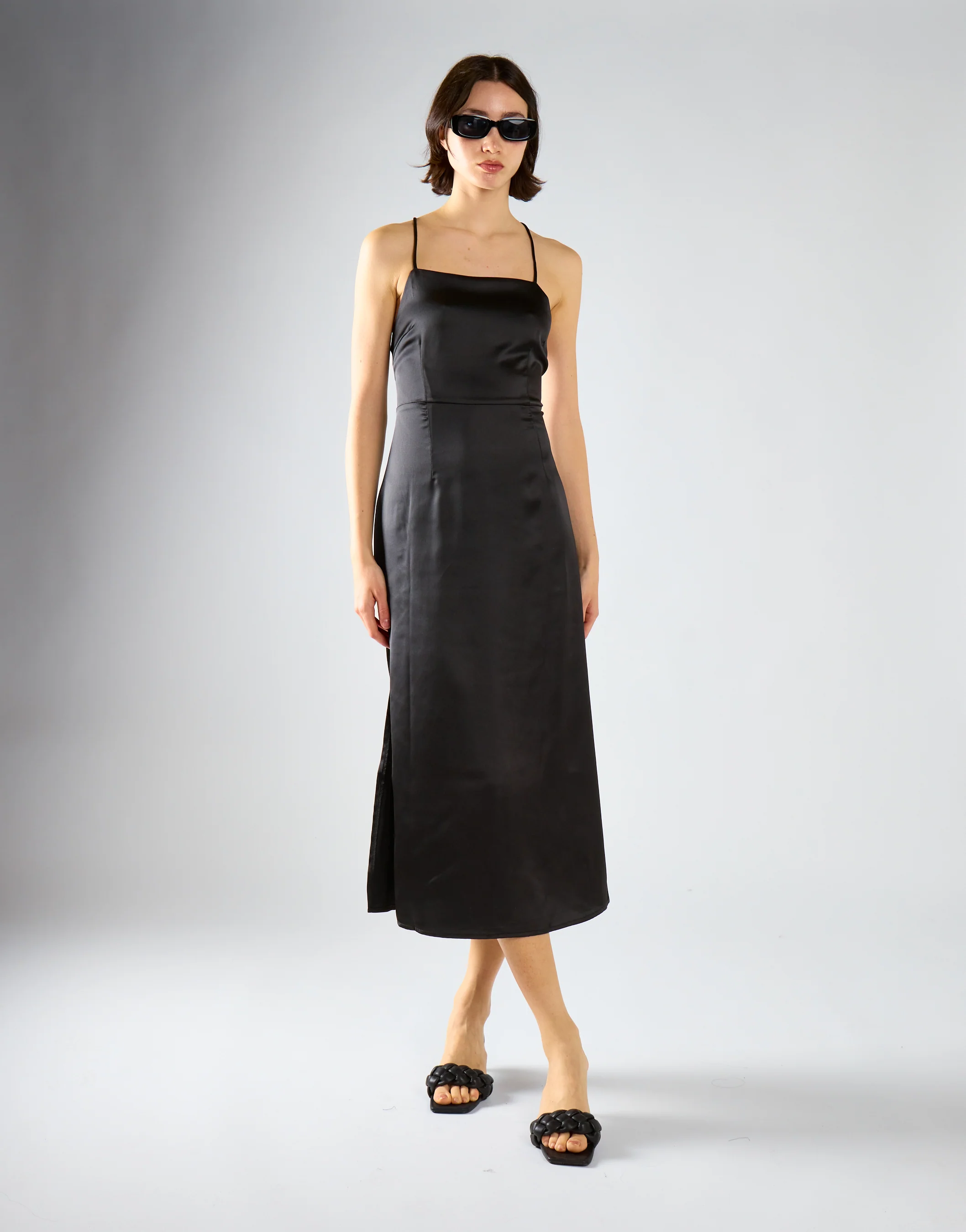 Square-Neck Maxi-Dress