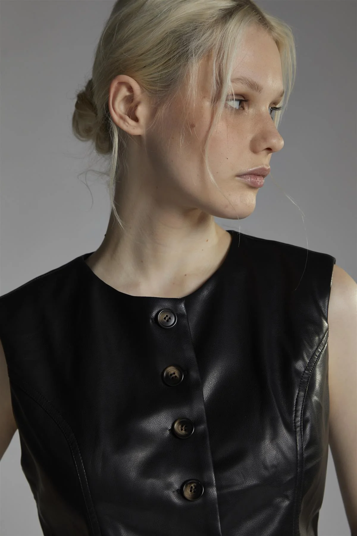 Tailored Waistcoat - Black - Image 3