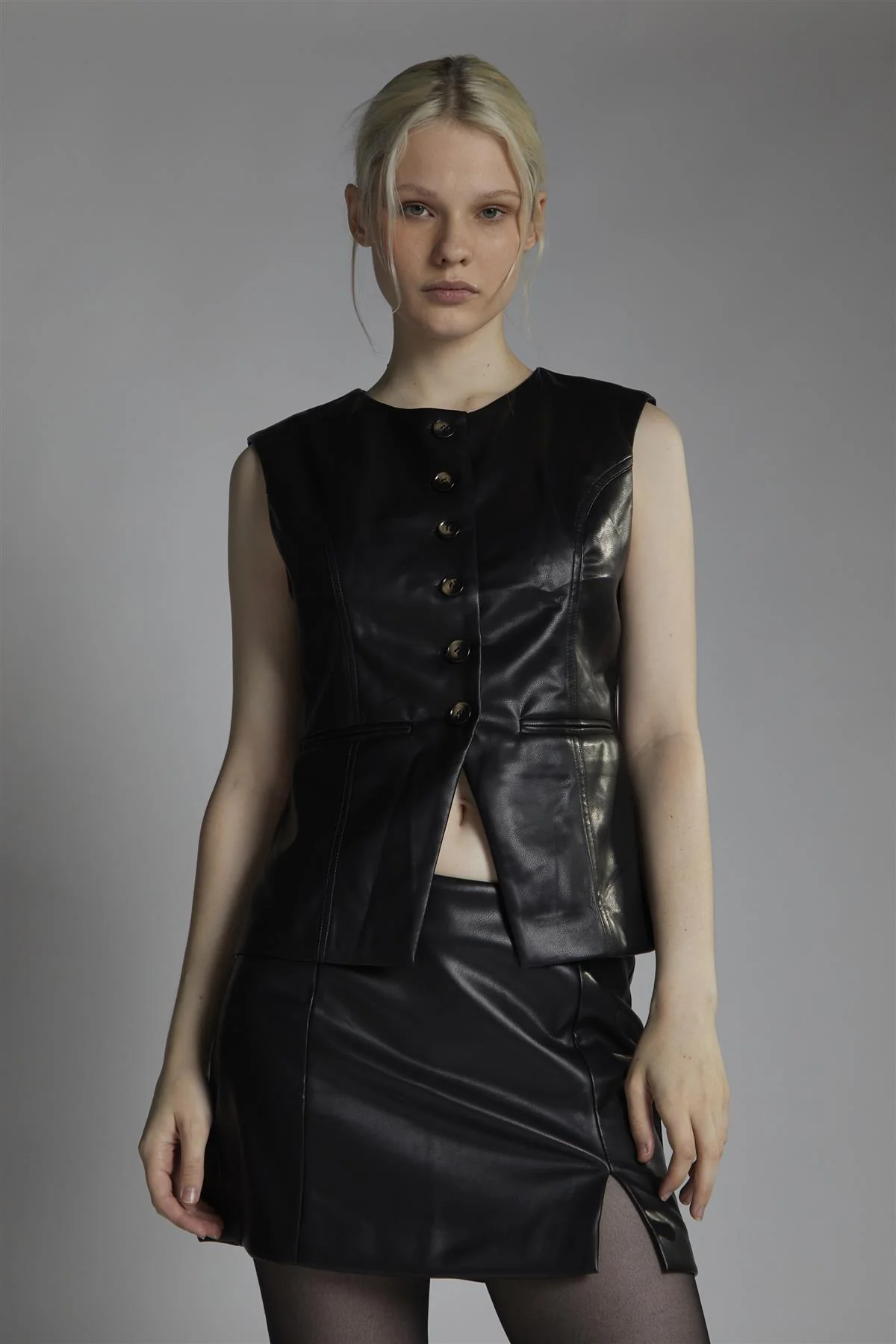 Tailored Waistcoat - Black - Image 4