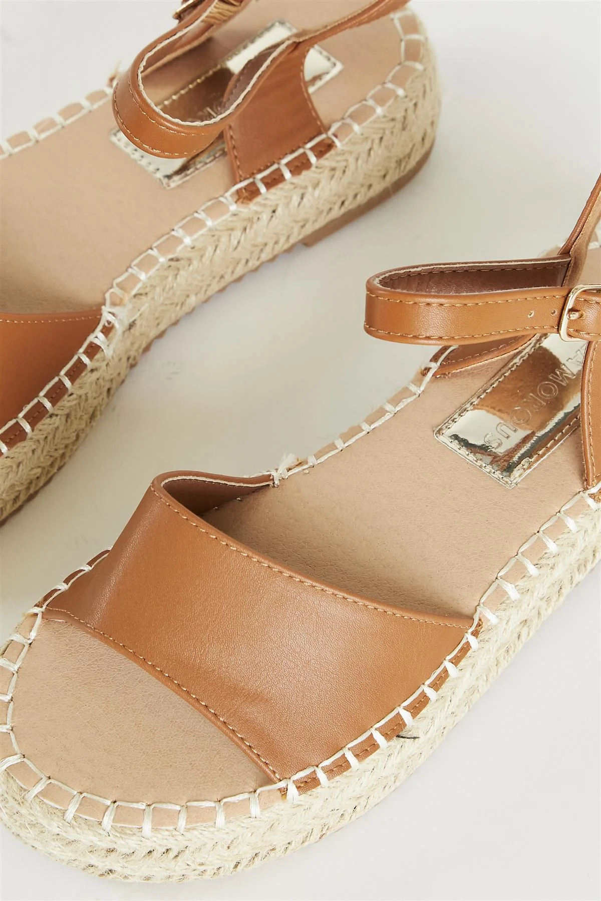 Tan Open Toe Sandal - Image 4