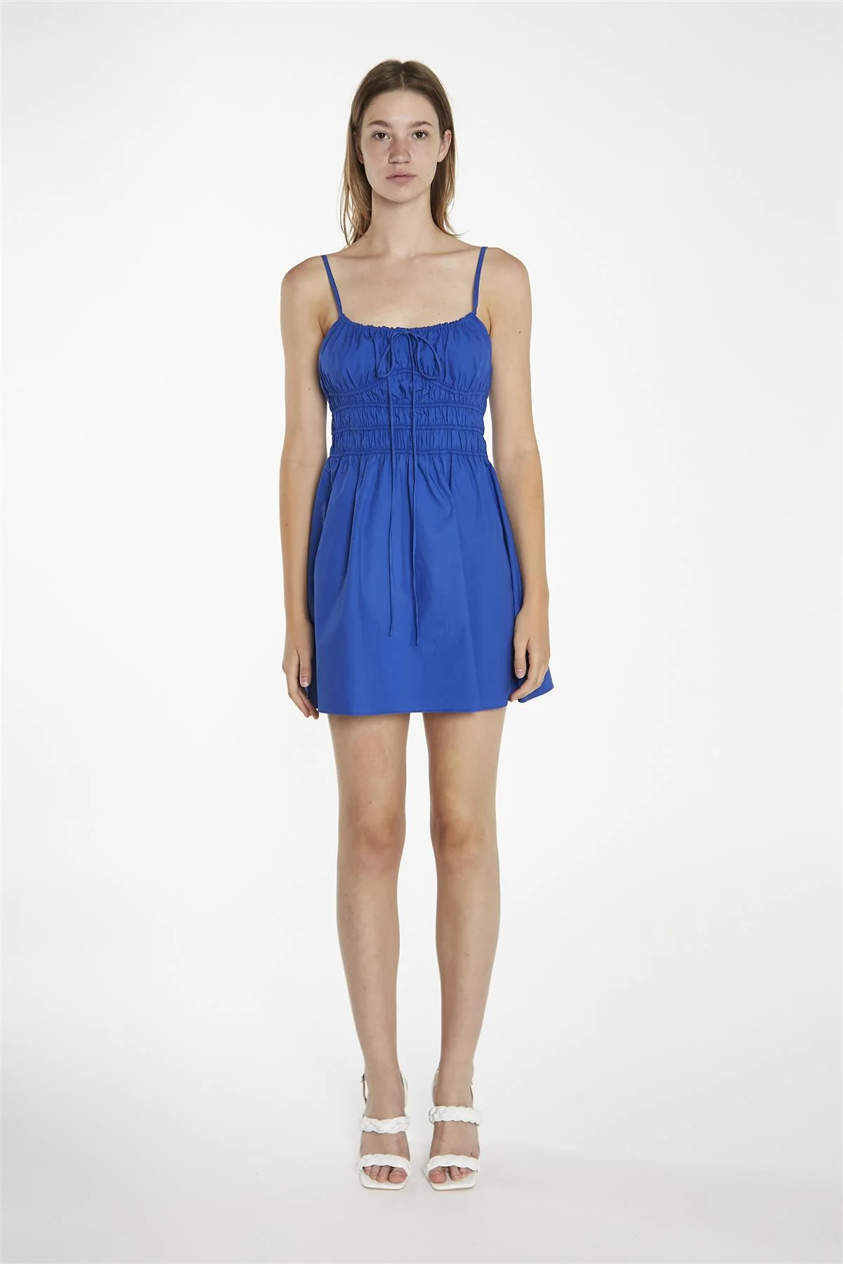 Untramarine Blue Mini Tank Dress