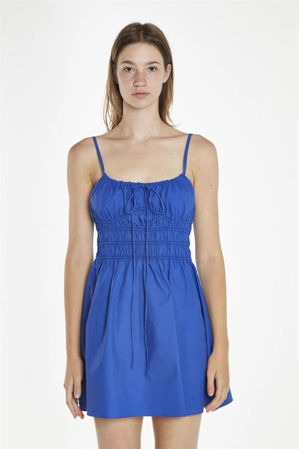 Untramarine Blue Mini Tank Dress - Image 2