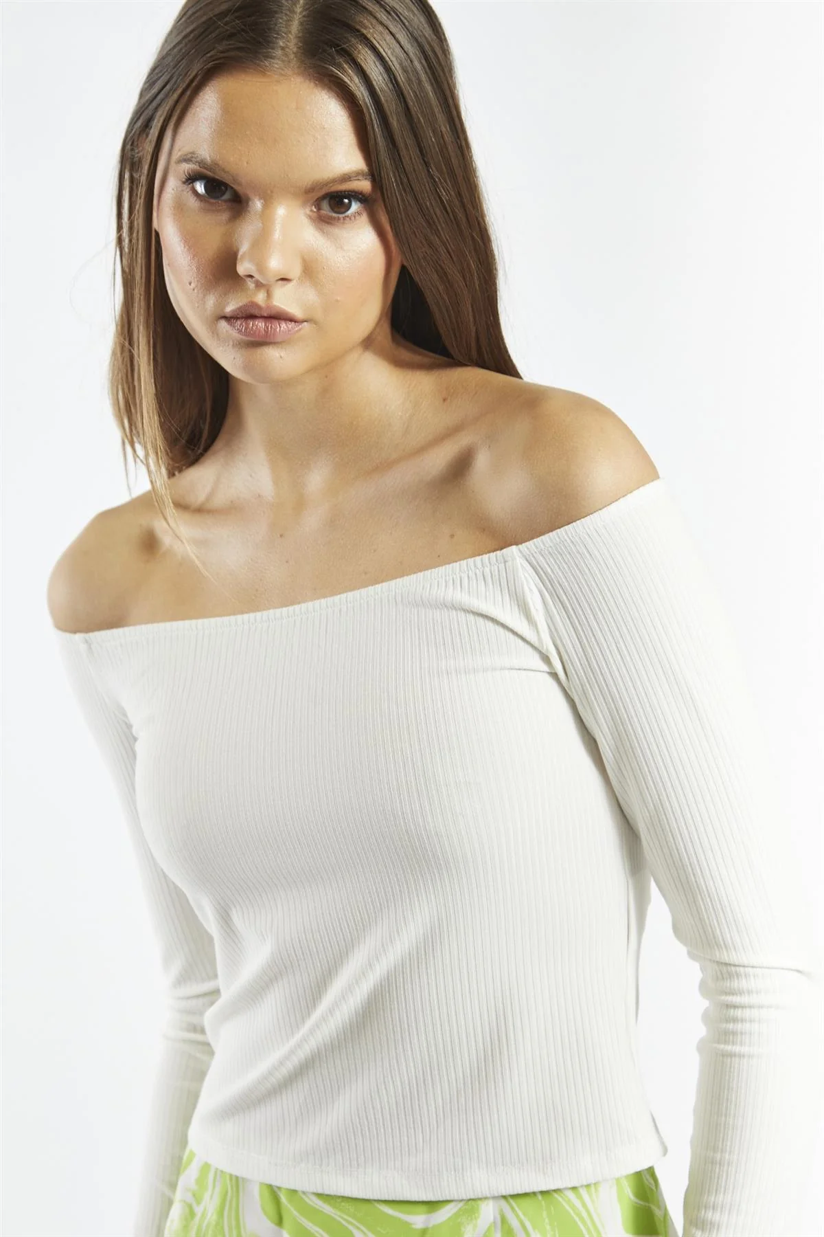 White Bardot Top - Image 3