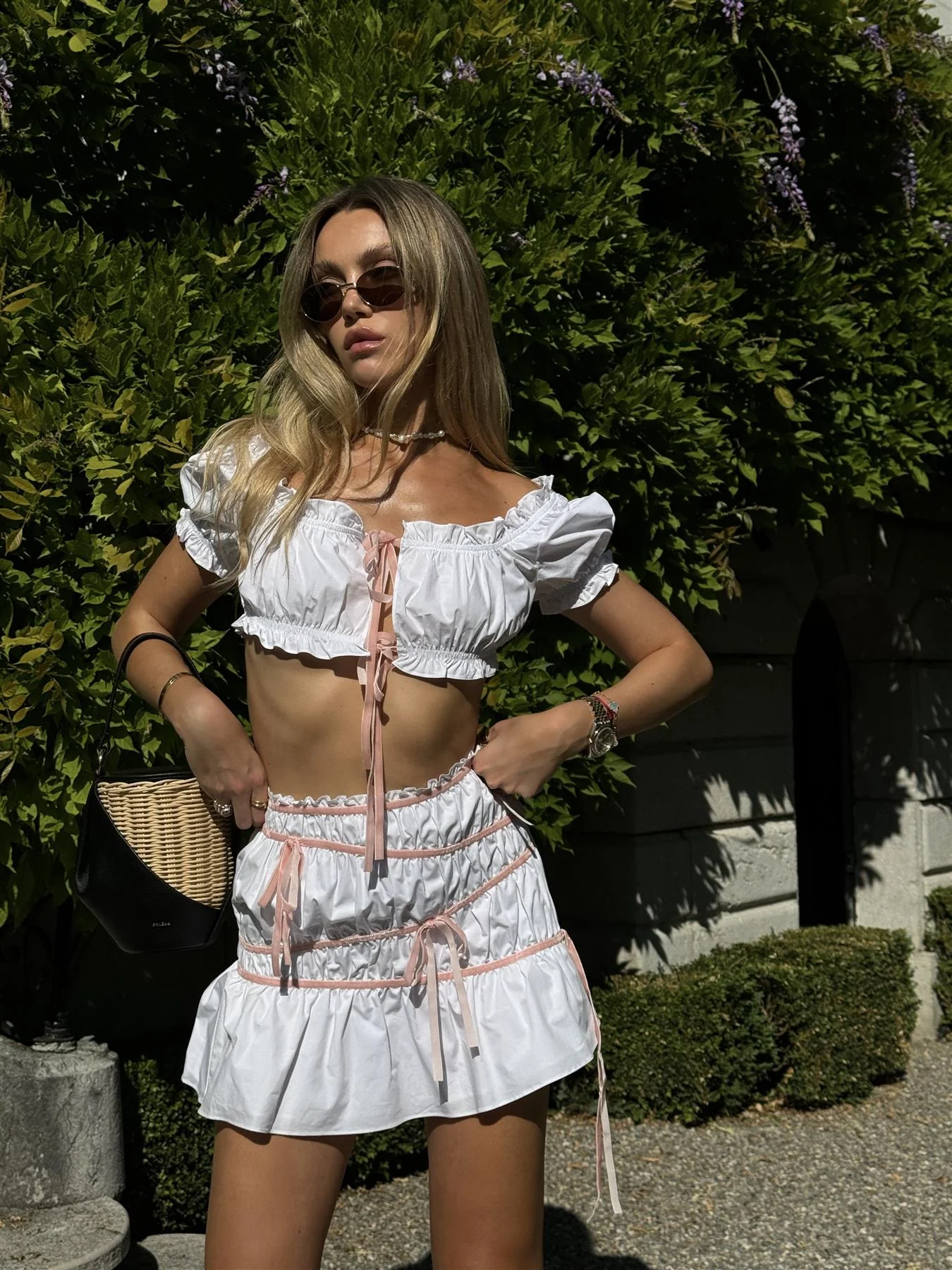 White Tutu Mini-Skirt - Image 3