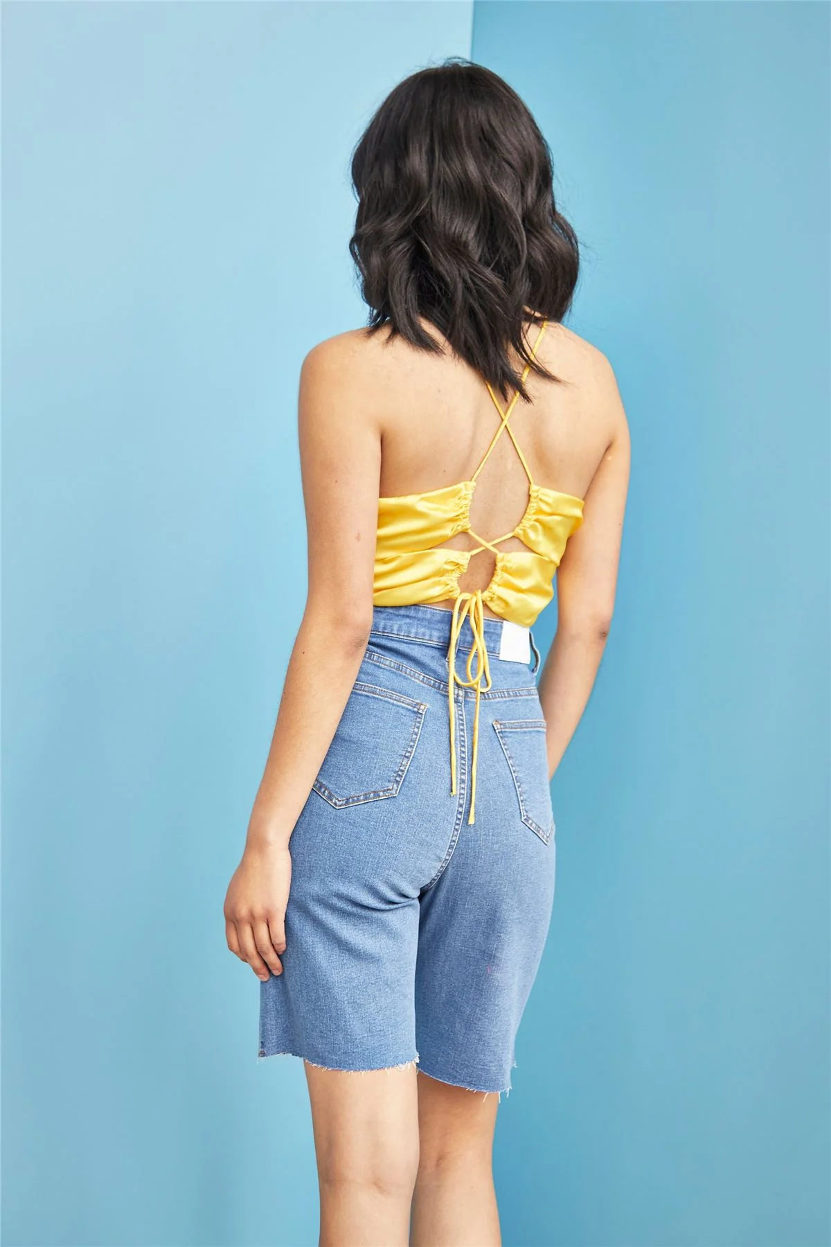 Yellow Crop Top - Image 2